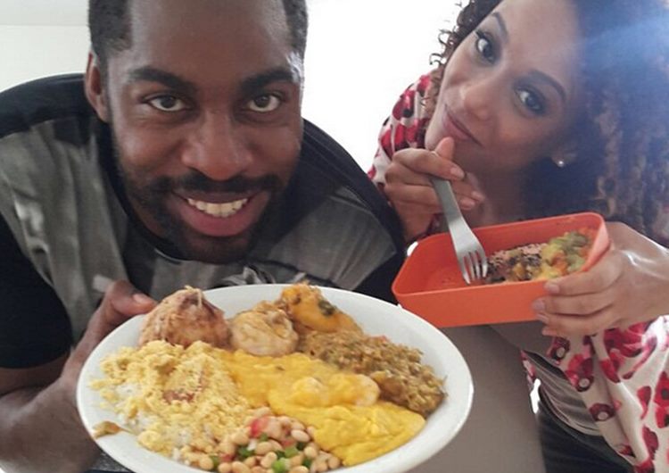 De dieta, Taís Araújo compara sua marmita à de Lázaro Ramos