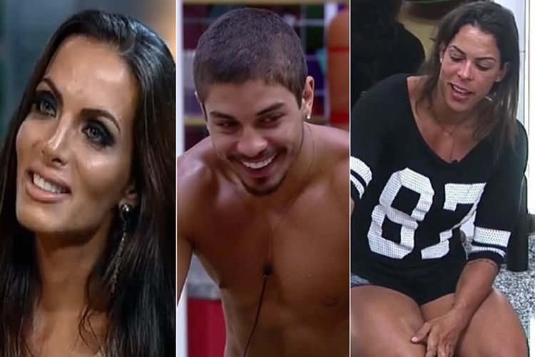 A Fazenda 8 - Carla - Douglas - Rebeca Reprodução/Rede Record