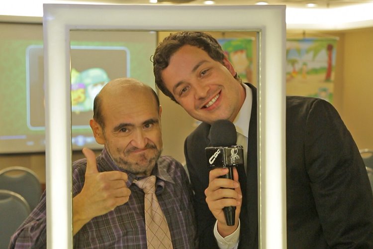 Seu Barriga participa do ‘CQC’