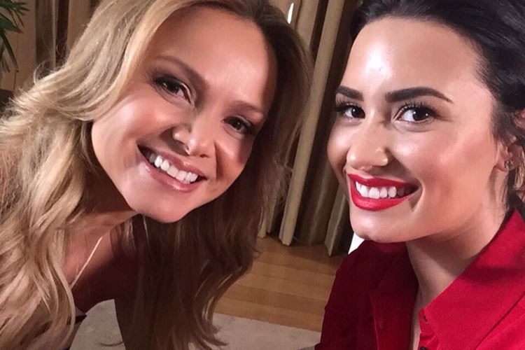 Eliana e Demi Lovato Divulgação/SBT