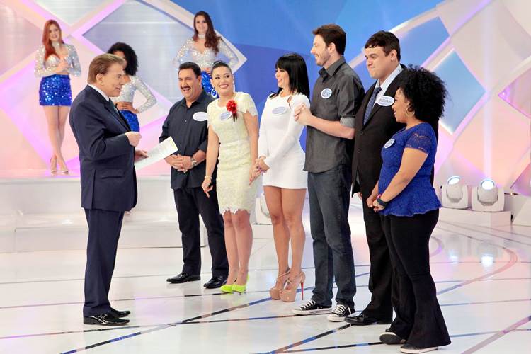 Silvio Santos recebe Ratinho e Danilo Gentili Lourival Ribeiro/SBT