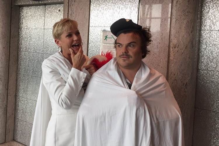 Xuxa e Jack Black Foto: Blad Meneghel