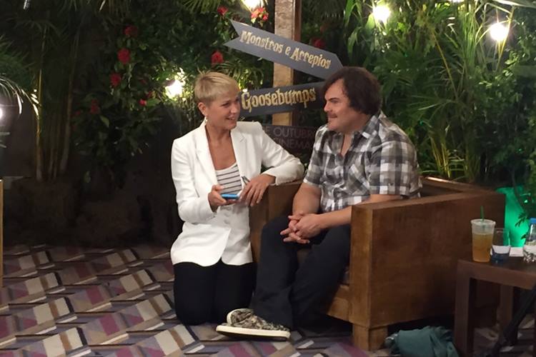 Xuxa e Jack Black Foto: Blad Meneghel