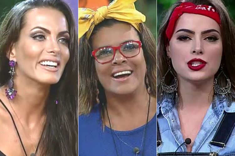 A Fazenda 8 - Carla - Mara - Rayanne Reprodução/Rede Record