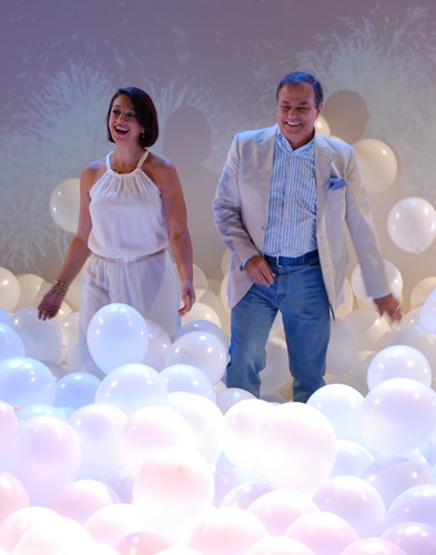 Catia Fonseca e Ronnie Von Foto: Beatriz Vecchi