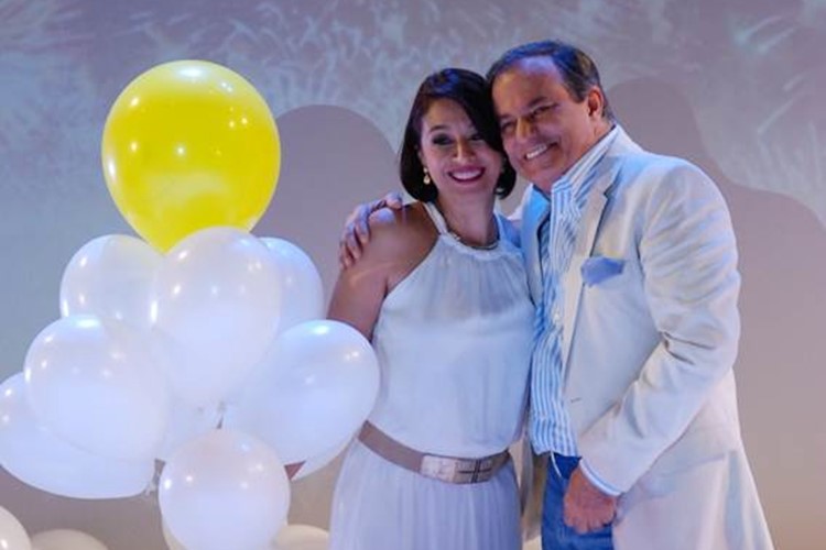 Catia Fonseca e Ronnie Von1 Foto: Beatriz Vecchi