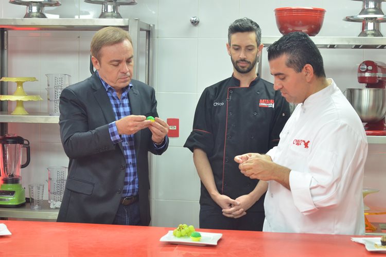 Gugu e Lisa Valastro, mulher de Buddy, são os convidados do ‘Batalha dos Confeiteiros’