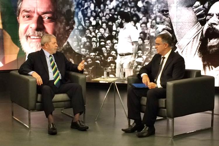 SBT Brasil entrevista Lula Divulgação/SBT