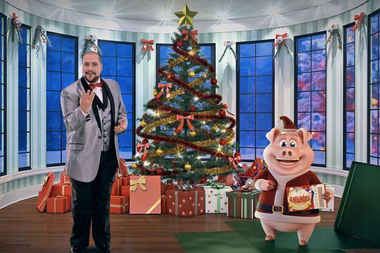 Tiago Abravanel grava para a Tele Sena1 Divulgação