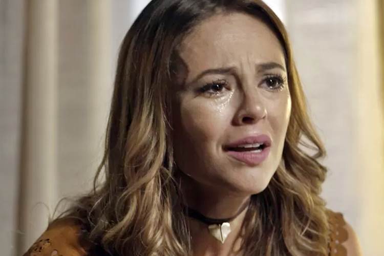 Além do Tempo - Melissa chora TV Globo/Reprodução