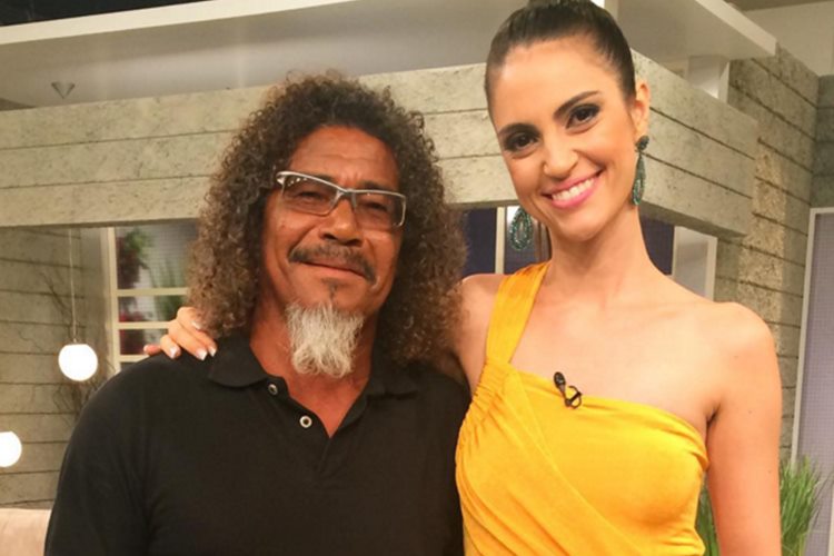 Chris Flores com Claudio Reprodução/Instagram/chrisfloresnet