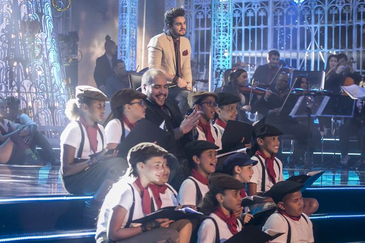 Tiago Abravanel e Luan Santana Globo/Paulo Belote