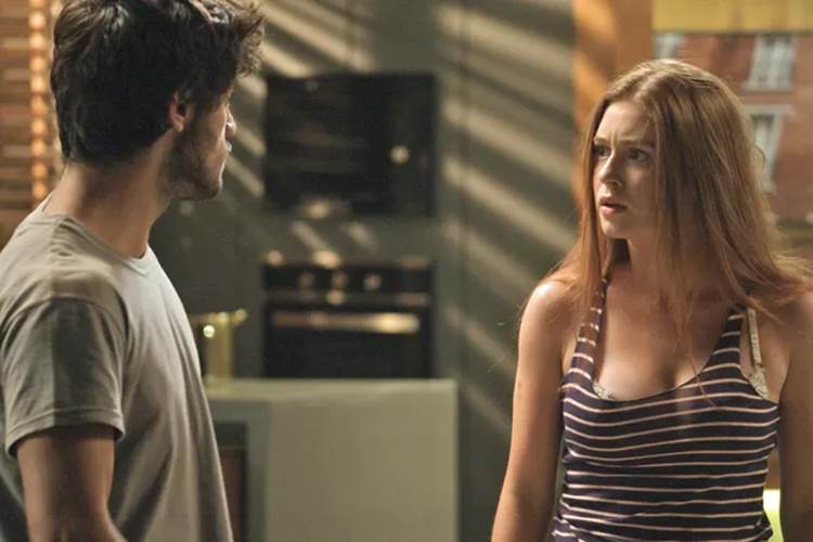 Totalmente Demais - Jonatas e Eliza discutem TV Globo/Reprodução