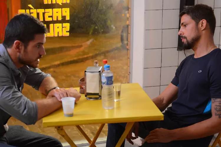 A Regra do jogo - Dante e Juliano conversam Pedro Carrilho/ Gshow/Reprodução