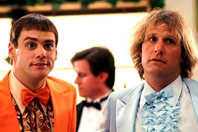 Filme - Debi e Lóide Dois idiotas em apuros Reprodução/SBT