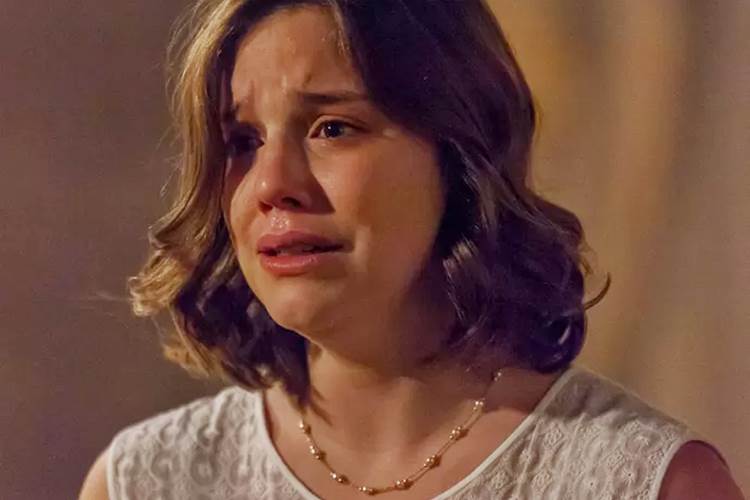 Ligações Perigosas - Cecilia chora Artur Meninea/Gshow/Reprodução