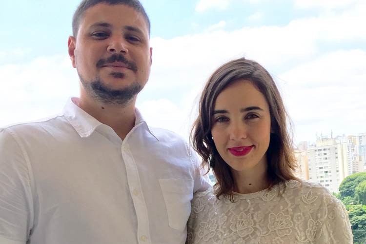 Raul com a noiva Divulgação/Hall da Notícia Assessoria