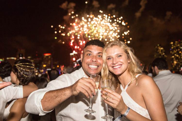 Famosos celebram a virada em Miami