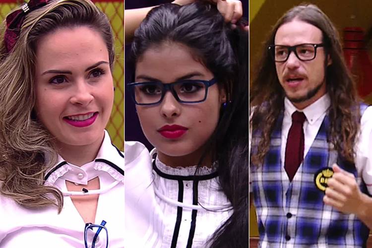 BBB16 - Ana Paula - Munik e Tamiel Reprodução/BBB/TV Globo