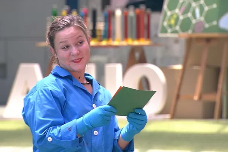 BBB16 - Cacau vence prova do Anjo Reprodução/BBB/TV Globo