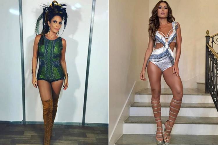 Ivete Sangalo e Sabrina Sato exibem looks exclusivos no Carnaval