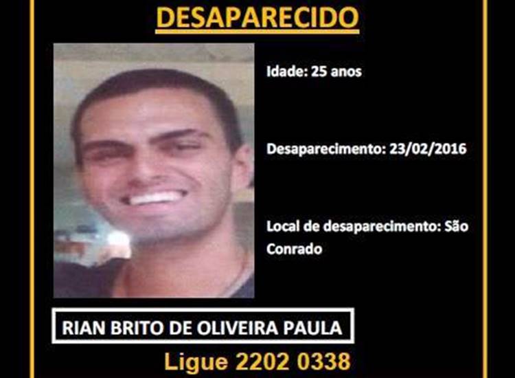 Rian Brito de Oliveira Paula1 Reprodução/Facebook/NizoNeto