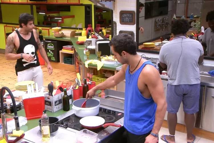 BBB16 - Renan, Matheus e Ronan Reprodução/BBB/TV Globo