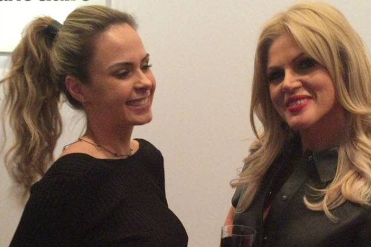 Ana Paula Renault e Val Marchiori se encontram na SPFW