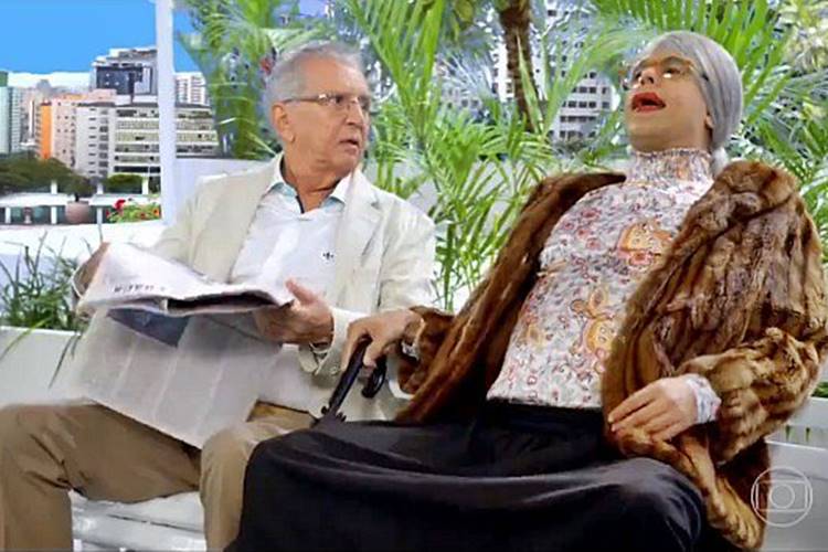 Carlos Alberto no Tá no Ar Reprodução/TV Globo