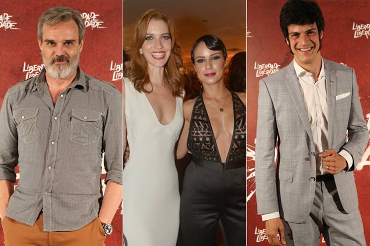 Elenco se reúne no lançamento de ‘Liberdade, Liberdade’, nova trama das 23h da Globo