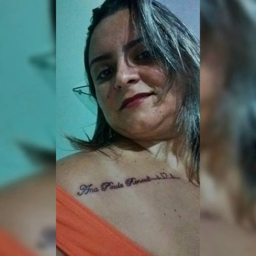 Fã tatua nome de Ana Paula Renault Reprodução/Twitter