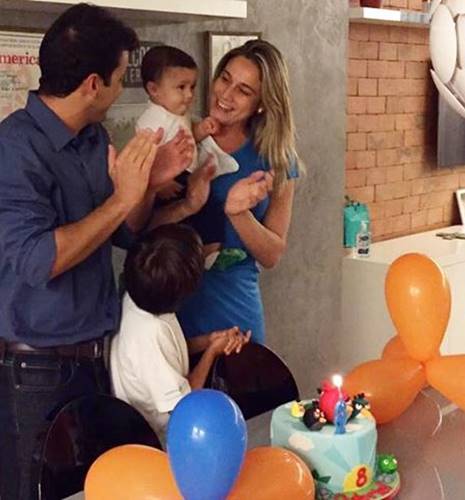 Fernanda Gentil comemora 8 meses do filho Reprodução/Instagram