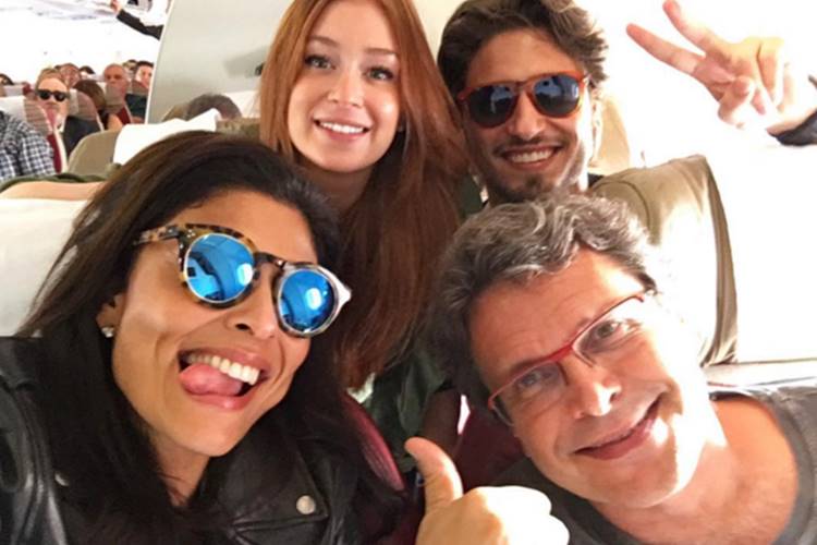 Juliana Paes - Marina Ruy Barbosa - Daniel Rocha - Luiz Henrique Rios Reprodução/Instagram