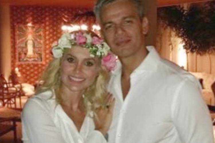 Flávia Alessandra parabeniza Otaviano Costa com declaração romântica
