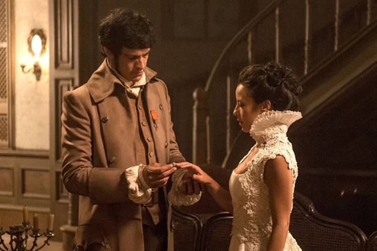 Liberdade Liberdade - Rubião pede Rosa em casamento TV Globo