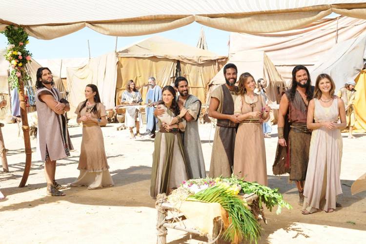 Os Dez Mandamentos - Hupa sendo enfeitada para o casamento Munir Chatack/Record