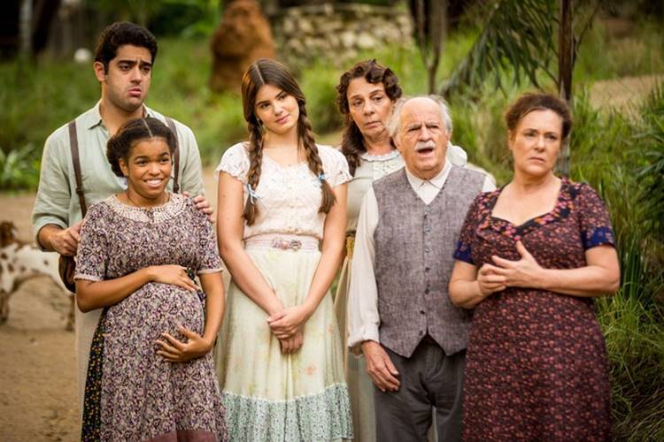 Êta Mundo Bom - Quinzinho enfrenta Cunegundes Fabiano Battaglin / Gshow/Reprodução