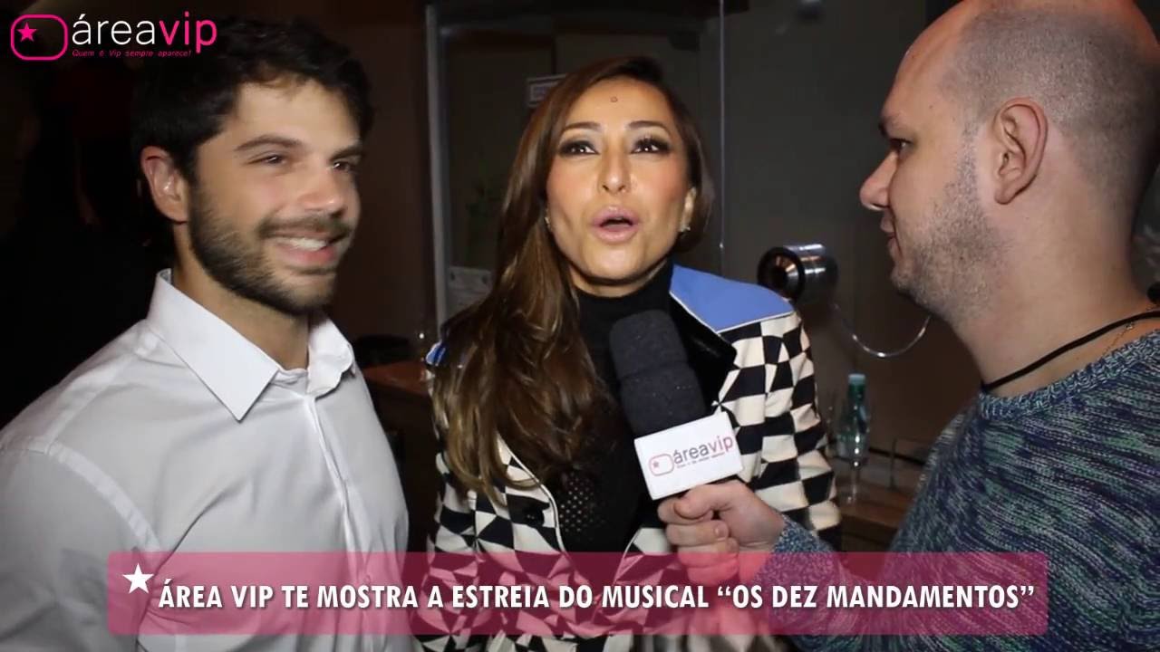 Área Vip mostra a sessão especial de Os Dez Mandamentos – O Musical