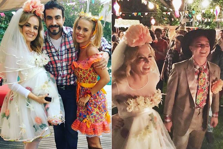 Angelica - Padre Fabio - Carolina Dieckmann - Huck Reprodução/Instagram