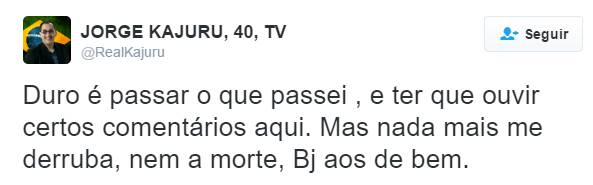 Twitter - Jorge Kajuru Reprodução