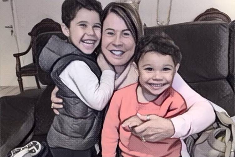 No Dia da Avó, Zilu Godoi compartilha foto com netos