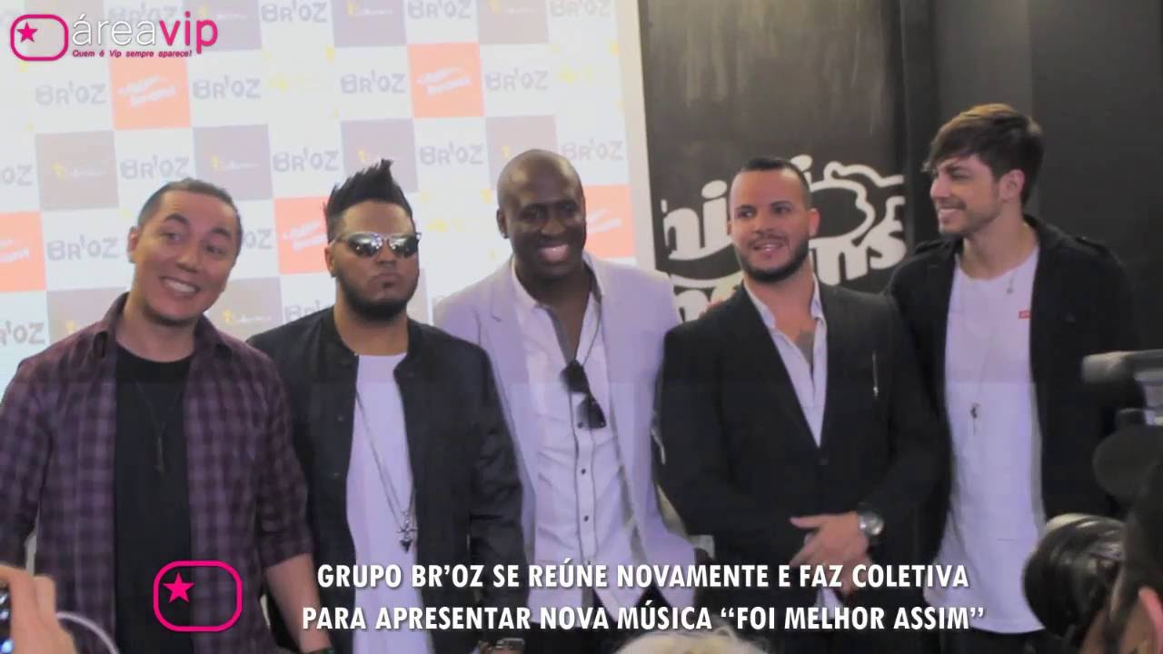 Área Vip mostra coletiva de imprensa da volta do grupo Br’oz