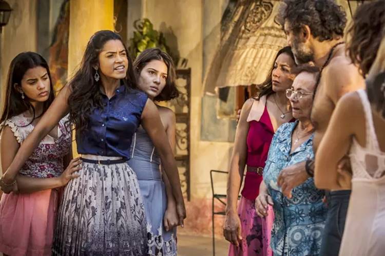 Velho Chico - Luzia surta Inácio Moraes/ Gshow/Reprodução