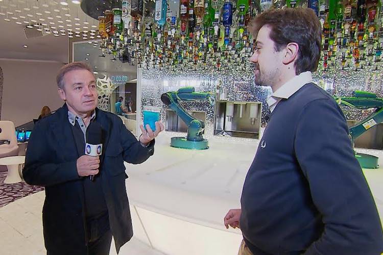 Gugu viaja até Londres para conhecer por dentro o maior navio de luxo do mundo