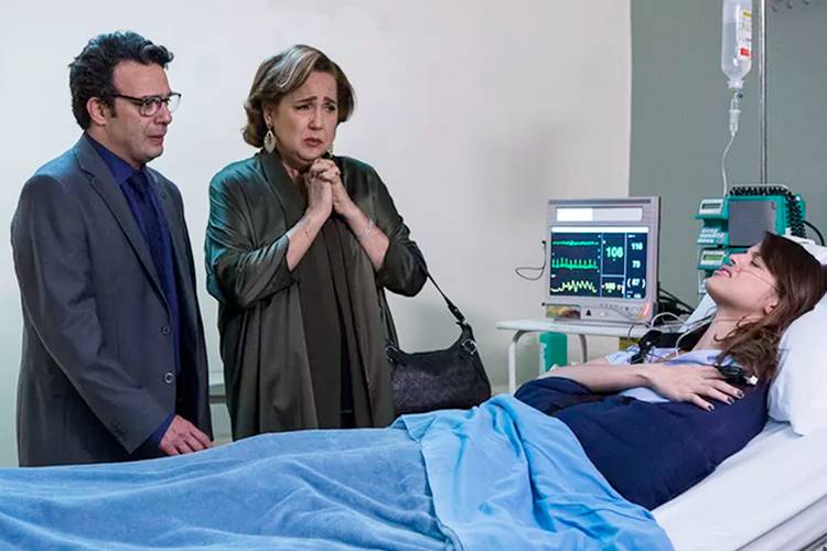 Haja Coração - Camila volta do coma Ellen Soares/Gshow/Reprodução