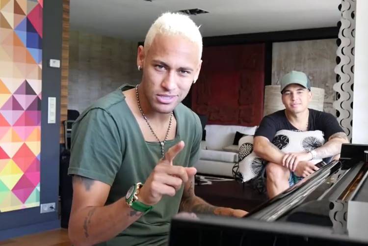 Neymar lança sua música, tocando piano e cantando em espanhol – Confira!