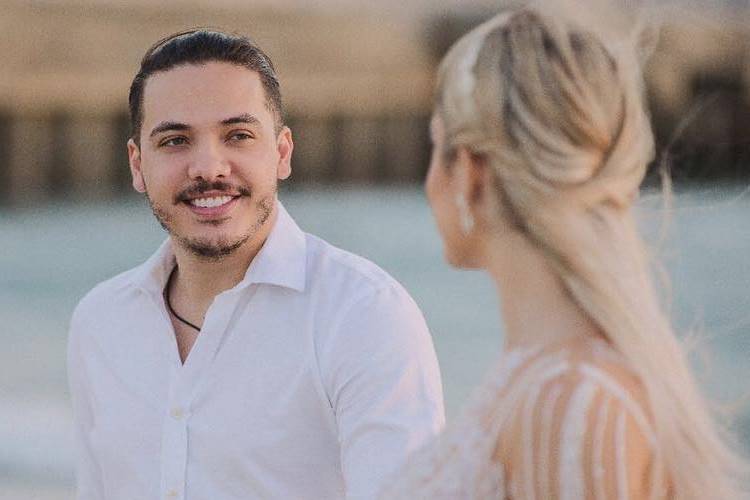 Wesley Safadão com a mulher Reprodução/Instagram