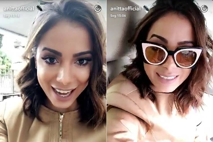 Anitta Reprodução/SnapChat