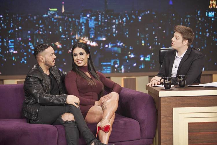 Em entrevista a Porchat, Gracyanne revela que Belo recusou proposta de sexo a três com ela