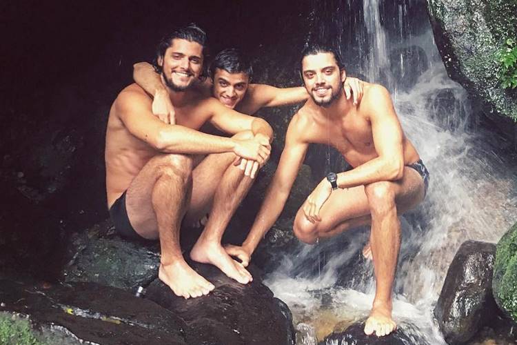 Bruno Gissoni - Felipe Simas - Rodrigo Simas Reprodução/Instagram